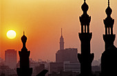 Hassan Mosque at dusk. Cairo. Egypt