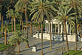 Piazza Ruggero Settimo known as piazza Politeama. Palermo, main city of Sicily. Italy