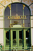 Karlplatz cafe designed by Otto Wagner. Vienna. Austria