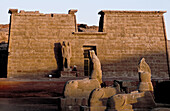 Temple of Wadi El Sebua on Lake Nasser. Nubia. Egypt