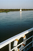 Felucca on Nile river. Nubia, Egypt