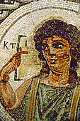 Roman mosaic at Kourion archeological site. Cyprus