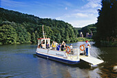 Hardenstein Fähre, Witten Herbede, Ruhrtal, Ruhr, Ruhrgebiet, Nordrhein Westfalen, Deutschland