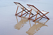  Beach, Beach chair, Beach chairs, Beaches, Calm, Calmness, Chill out, Chilling out, Coast, Coastal, Color, Colour, Comfort, Comfortable, Concept, Concepts, Couple, Couples, Daytime, Deck chair, Deckchair, Exterior, Holiday, Holidays, Horizontal, Leisure,