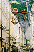 Getreidegasse shopping street, Salzburg, Austria