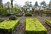 Cemetery in fall, Saulieu. Burgundy, France
