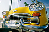 Old New York cab. Santa Barbara. California. USA.