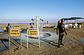 Baths and Mud baths. Dead Sea. Israel.