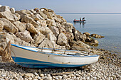 Pebbles beach, Tusa. Sicily, Italy