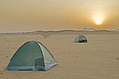 Camp at Bayyudah Desert. Upper Nubia, ash-Shamaliyah state, Sudan