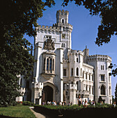 Hluboka Castle (13th century). Hluboka nad Vltavou. South Bohemia. Czech Republic
