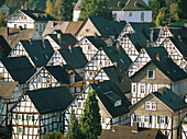 Half-timbered houses. Freudenberg. North Rine-Westphallia. Germany