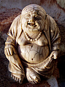 Antique Chinese laughing Buddha sculpted from ivory