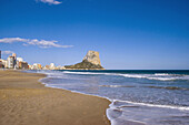 Spain. Alicante Province. Calpe. Penon de Ifach. Beach
