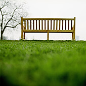 Bench. Hyde Park, London. England, UK