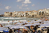 Cefalú beach. Sicily, Italy.