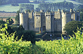 Hastings Bodiam Castle. East Sussex, UK