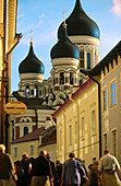 Alexander Nevski Cathedral in Toompea upper town. Tallinn, Estonia