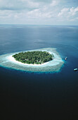 Islands near Male atoll. Maldives