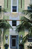 The Art Deco district around Ocean Drive and Washington Ave. Miami Beach. Florida. USA.