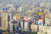 Elevated view from Cairo Tower. City of Cairo. Egypt