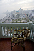 Historic colonial Art Deco style Cecil Hotel runned by Sofitel. City of Alexandria. Egypt
