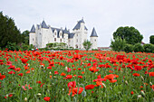 Le Rivau castle. Touraine, Indre-et-Loire, France