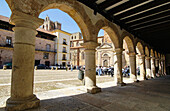 Plaza Mayor (Main Square), Renaissance architecture built 15th century. Sigüenza. Guadalajara province, Spain