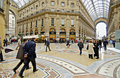 Vittorio Emanuele II Gallery. Milan. Lombardy, Italy