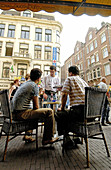 Bars in Damstraat. Amsterdam, Netherlands