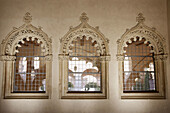 Palacio de la Aljafería, Arab palace built 11th century houses the Cortes de Aragón (autonomous parliament). Zaragoza. Aragón, Spain