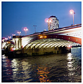 London, bridge on river Thames. England, UK