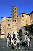 Mounted policemen. Rome. Italy