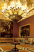 Reception room of Royal Palace. Naples. Italy