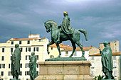 Equestrian monument to Napoleon. Ajaccio, Corsica Island. France