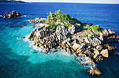Saint-Pierre islet. Praslin island. Seychelles