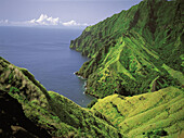Landscape in Fatu Hiva. Marquesas Islands. French Polynesia