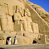 Temple of Ramses II in Abu Simbel. Nubia. Egypt