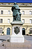 Joseph Fesch statue. Musee-Palais Fesch (Fesch Palace and Collections). Ajaccio. South Corsica. Corsica Island. France