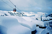 La Plagne, sky resort. Savoie, Alps. France