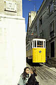Local Tramway Electrico . Lisbon. Portugal
