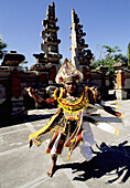 The Baris Dance (only performed by young artists). Bali Island. Indonesia