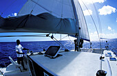 Sailing cruise from Grand-Baie to Saint Pierre Islet. Mauritius