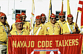 Navajo code talkers, Window Rock Navajo festival. Arizona. USA