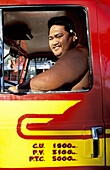 Truck Driver. Tahiti, French Polynesia