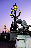Pont Alexandre III at dusk. Paris. France