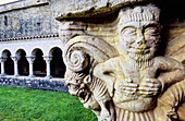 Benedictine abbey of Saint-Michel de Cuxa. Prades. Pyrenees-Orientales, Languedoc Roussillon. France