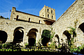 Saint-Martin du Canigou abbey. Pyrenees-Orientales. Languedoc Roussillon. France