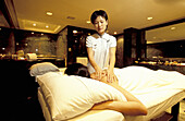 Chinesische Massagen im Hotel-Spa. Kowloon, Hongkong. China