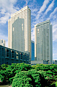 Office buildings at Shinjuku district. Tokyo, Japan